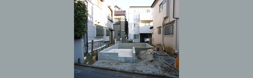 基礎コンクリート打設