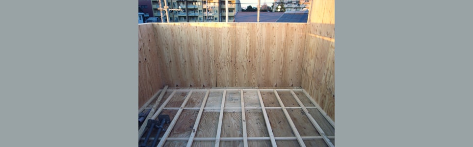 ルーフバルコニー下地