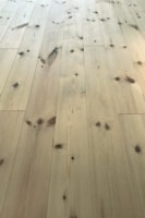 Red pine flooring