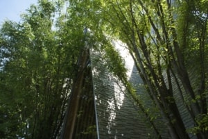 Sayama lakeside cemetery chapel